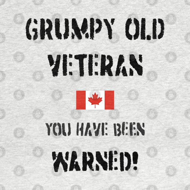 Grumpy Old Veteran (Canada) by BearCaveDesigns